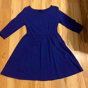 Long sleeve skater dress